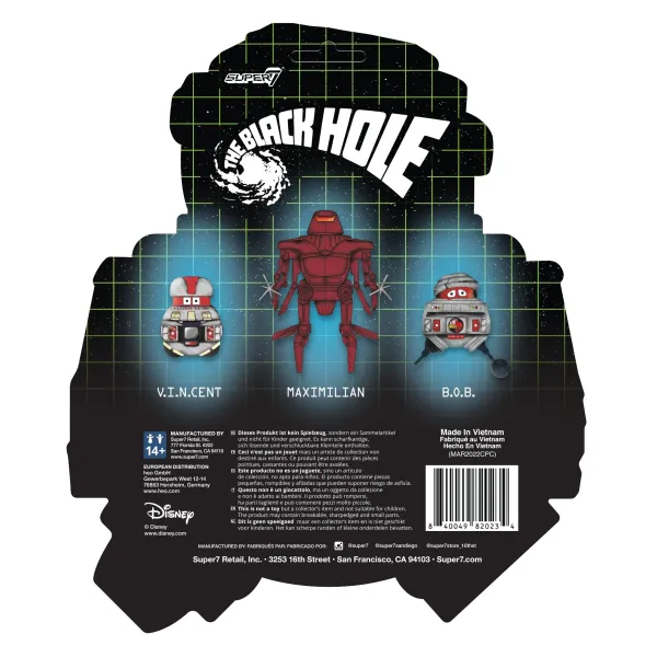 Super7 Black Hole Reaction Figures Wave 1 - B.O.B.| Disney
