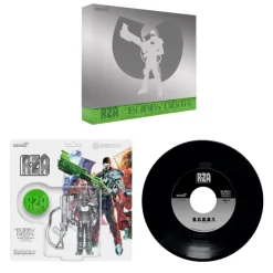 Super7 Bobby Digital Reaction Figures Wave 03 - Bobby Digital (Metallic Silver W/ 45 Adaptor)| Rza