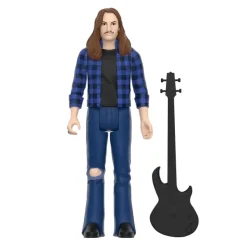 Super7 Cliff Burton Reaction Figures - Cliff Burton (Flannel Shirt)| Cliff Burton