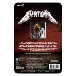 Super7 Cliff Burton Reaction Figures - Cliff Burton (Flannel Shirt)| Cliff Burton