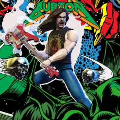 Super7 Cliff Burton Ultimates! Wave 02 - Cliff Burton (Superhero Poster)| Cliff Burton