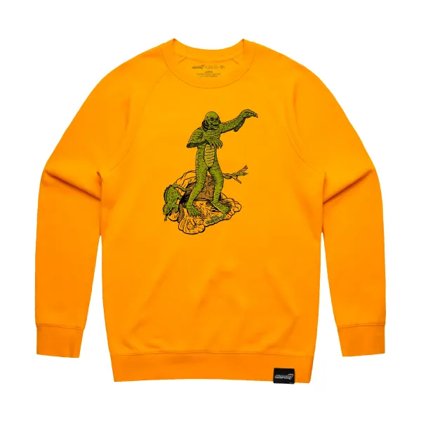 Super7 Creature Model Kit Crewneck Fleece Sweatshirt| Universal Monsters