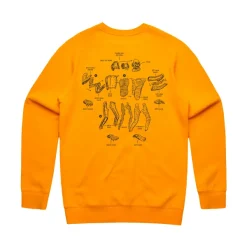 Super7 Creature Model Kit Crewneck Fleece Sweatshirt| Universal Monsters