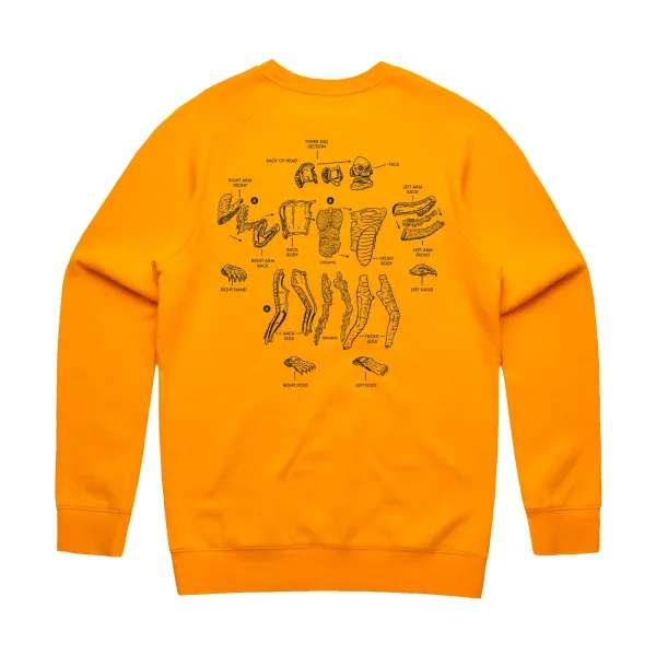 Super7 Creature Model Kit Crewneck Fleece Sweatshirt| Universal Monsters