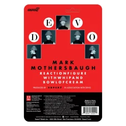Super7 Devo Reaction Figure Wave 1 -Whip It Mark Mothersbaugh| Devo