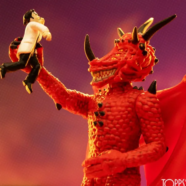 Super7 Dinosaurs Attack Reaction Figures Wave 01 - Supreme Evil (Red)| Dinosaurs Attack