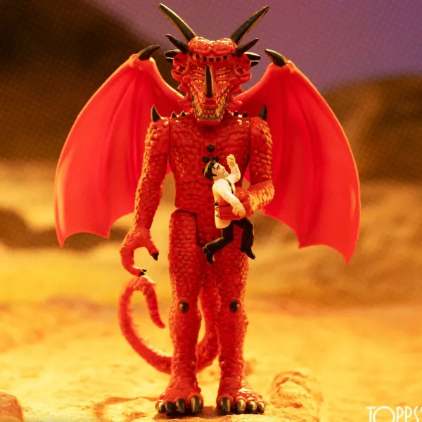 Super7 Dinosaurs Attack Reaction Figures Wave 01 - Supreme Evil (Red)| Dinosaurs Attack