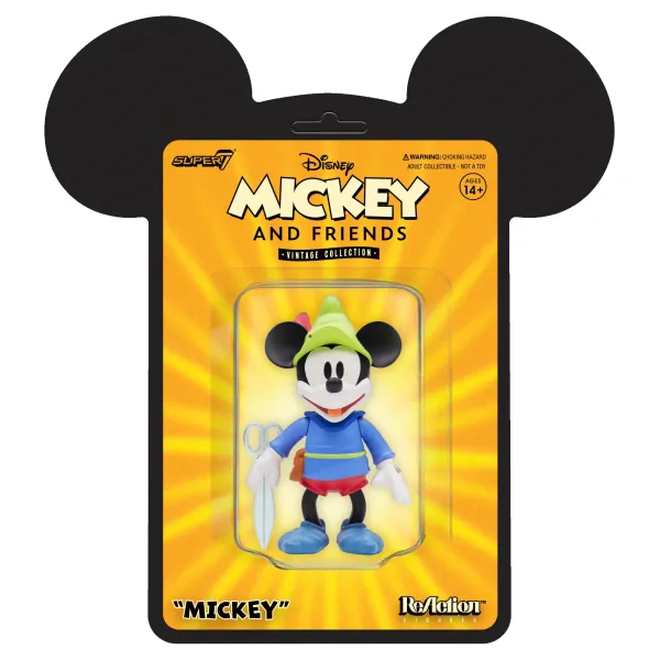 Super7 Disney Reaction Figures - Vintage Collection Wave 1 - Brave Little Tailor Mickey Mouse| Disney