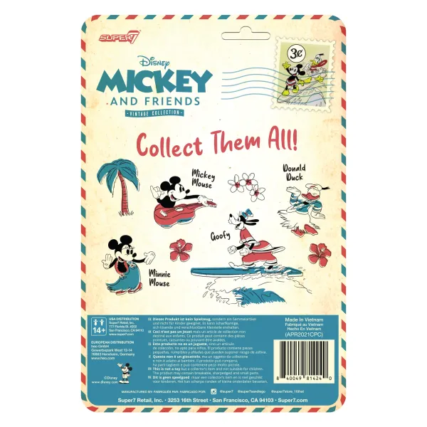 Super7 Disney Reaction Figures - Vintage Collection Wave 2 - Goofy (Hawaiian Holiday)| Disney