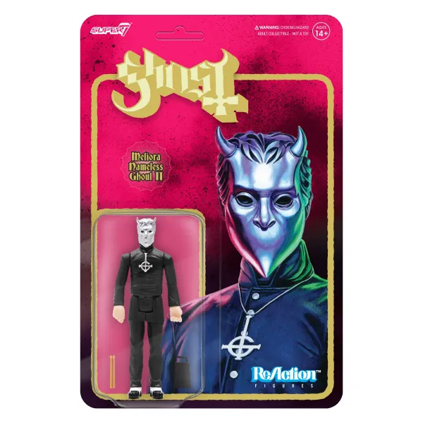 Super7 Ghost Reaction Figure Wave 2 - Meliora Nameless Ghoul (Cowbell & Drumsticks)| Ghost