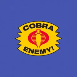 Super7 G.I. Joe Cobra Enemy T-Shirt - True Heather Blue| G.I. Joe