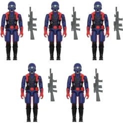 Super7 G.I. Joe Reaction Figures Cobra Mothership - 5Pk Add-On (Cobra Viper Gunner O-Ring)| G.I. Joe