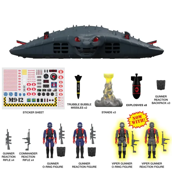 Super7 G.I. Joe Reaction Figures Cobra Mothership - Cobra Mothership| G.I. Joe