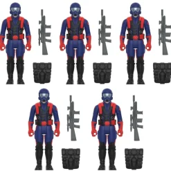 Super7 G.I. Joe Reaction Figures Cobra Mothership - 5Pk Add-On (Cobra Viper Soldier Reaction)| G.I. Joe