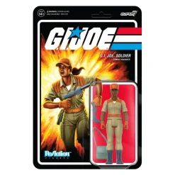 Super7 G.I. Joe Reaction Figures Wave 3 - Female Combat Engineer Ponytail Hair (Brown)| G.I. Joe