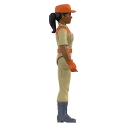 Super7 G.I. Joe Reaction Figures Wave 3 - Female Combat Engineer Ponytail Hair (Brown)| G.I. Joe