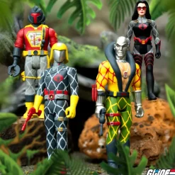 Super7 G.I. Joe Reaction Figures Wave 6 - Python Patrol (Set Of 4)| G.I. Joe