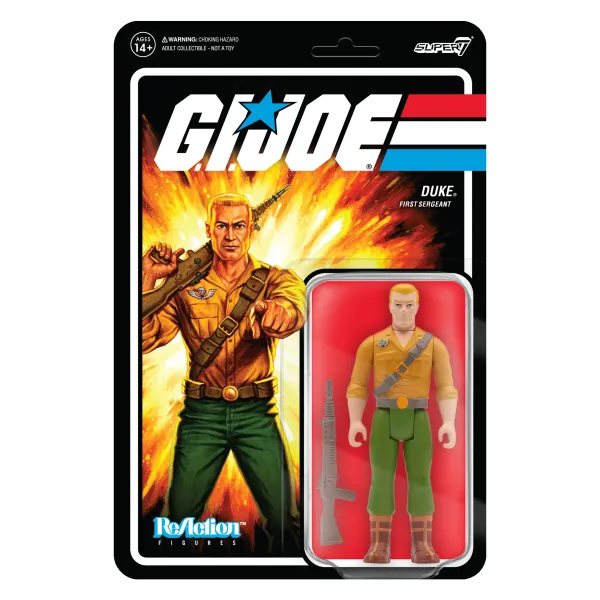 Super7 G.I. Joe Reaction Figures Wave 2 - Duke| G.I. Joe