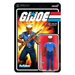 Super7 G.I. Joe Reaction Figures Wave 2 - Blueshirt Clean-Shaven (Brown)| G.I. Joe