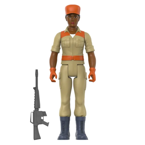 Super7 G.I. Joe Reaction Figures Wave 3 - Female Combat Engineer Short Hair (Brown)| G.I. Joe