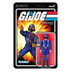 Super7 G.I. Joe Reaction Figures Wave 1 - Cobra Trooper Y-Back (Pink)| G.I. Joe