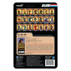 Super7 G.I. Joe Reaction Figures Wave 5 - G.I. Joe Mp Clean Shaven (Brown)| G.I. Joe