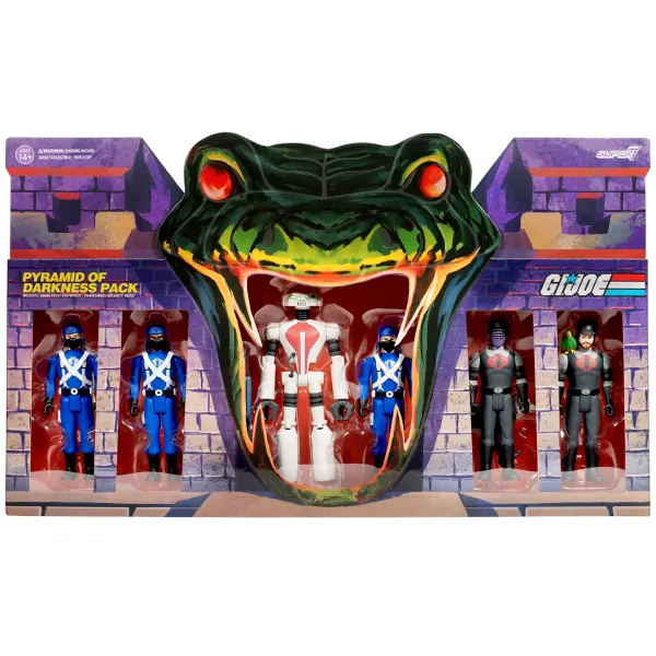 Super7 G.I. Joe Reaction Figures Wave 4B - Snakelings Box Set| G.I. Joe