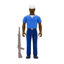 Super7 G.I. Joe Reaction Figures Wave 2 - Blueshirt Mustache (Brown)| G.I. Joe
