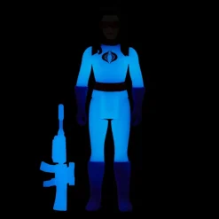 Super7 G.I. Joe Reaction Figures Wave 1B - Baroness (Glow Patrol)| G.I. Joe
