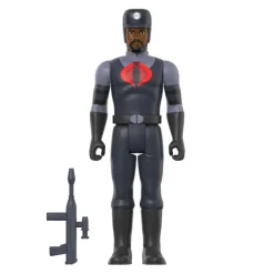 Super7 G.I. Joe Reaction Figures Wave 3 - Cobra Snakeling Factory Worker Beard (Brown)| G.I. Joe