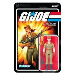 Super7 G.I. Joe Reaction Figures Wave 3 - Female Combat Engineer Ponytail Hair (Pink)| G.I. Joe