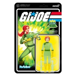 Super7 G.I. Joe Reaction Figures Wave 1B - Scarlett (Glow Patrol)| G.I. Joe