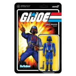 Super7 G.I. Joe Reaction Figures Wave 1 - Cobra Trooper H-Back (Brown)| G.I. Joe