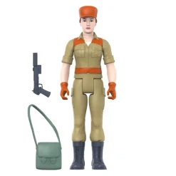 Super7 G.I. Joe Reaction Figures Wave 3 - Female Combat Engineer Bun Hair (Pink)| G.I. Joe