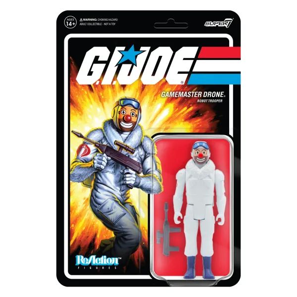Super7 G.I. Joe Reaction Figures Wave 2 - Gamemaster Drone| G.I. Joe