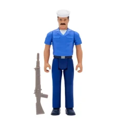 Super7 G.I. Joe Reaction Figures Wave 2 - Blueshirt Mustache (Tan)| G.I. Joe