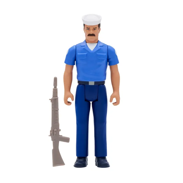 Super7 G.I. Joe Reaction Figures Wave 2 - Blueshirt Mustache (Tan)| G.I. Joe