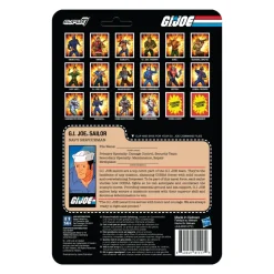 Super7 G.I. Joe Reaction Figures Wave 2 - Blueshirt Mustache (Tan)| G.I. Joe