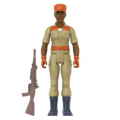 Super7 G.I. Joe Reaction Figures Wave 3 - Female Combat Engineer Bun Hair (Brown)| G.I. Joe