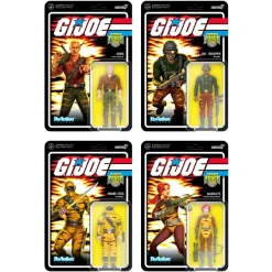 Super7 G.I. Joe Reaction Figures Wave 6 - Tiger Force (Set Of 4)| G.I. Joe