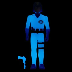 Super7 G.I. Joe Reaction Figures Wave 1B - Cobra Commander (Glow Patrol)| G.I. Joe