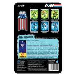 Super7 G.I. Joe Reaction Figures Wave 1B - Cobra Commander (Glow Patrol)| G.I. Joe