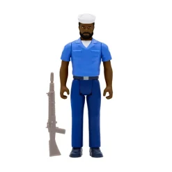 Super7 G.I. Joe Reaction Figures Wave 2 - Blueshirt Beard (Brown)| G.I. Joe