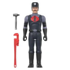 Super7 G.I. Joe Reaction Figures Wave 3 - Cobra Snakeling Factory Worker Mustache (Tan)| G.I. Joe