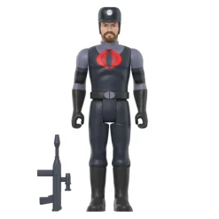 Super7 G.I. Joe Reaction Figures Wave 3 - Cobra Snakeling Factory Worker Beard (Tan)| G.I. Joe
