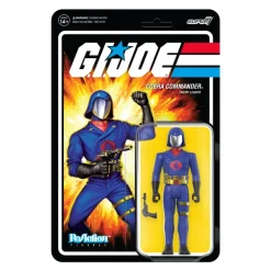 Super7 G.I. Joe Reaction Figures Wave 3 - Cobra Commander (Toy Colors)| G.I. Joe