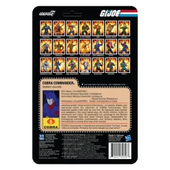 Super7 G.I. Joe Reaction Figures Wave 3 - Cobra Commander (Toy Colors)| G.I. Joe