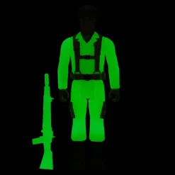 Super7 G.I. Joe Reaction Figures Wave 1B - Greenshirt (Glow Patrol)| G.I. Joe