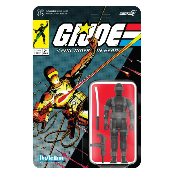 Super7 G.I. Joe Reaction Wave 2 - Snake Eyes (Comic V.2)| G.I. Joe