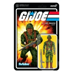 Super7 G.I. Joe Reaction Wave 4 - Trooper Clean Shaven (Brown)| G.I. Joe